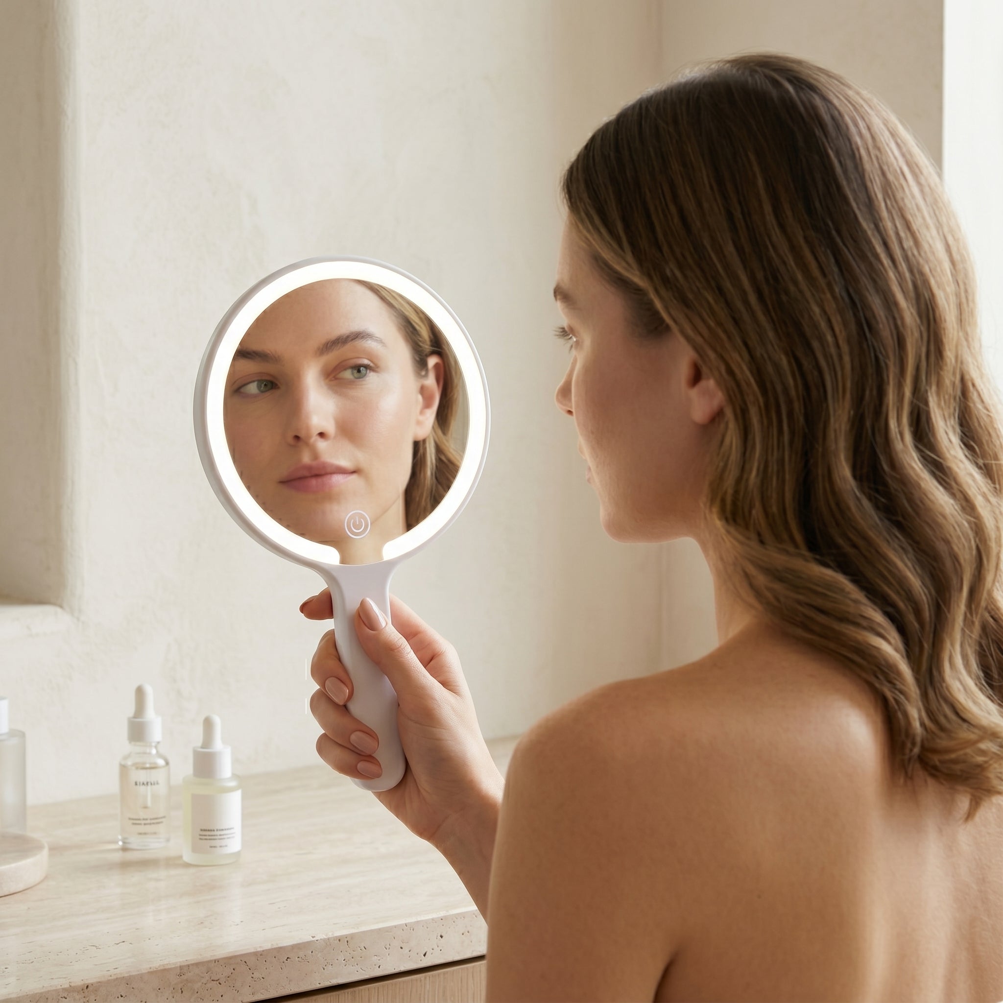 Glow Mirror Stand