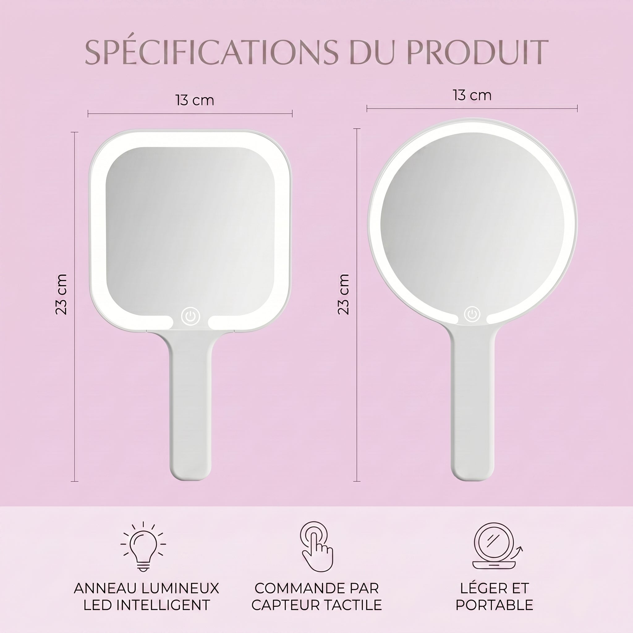 Glow Mirror Stand